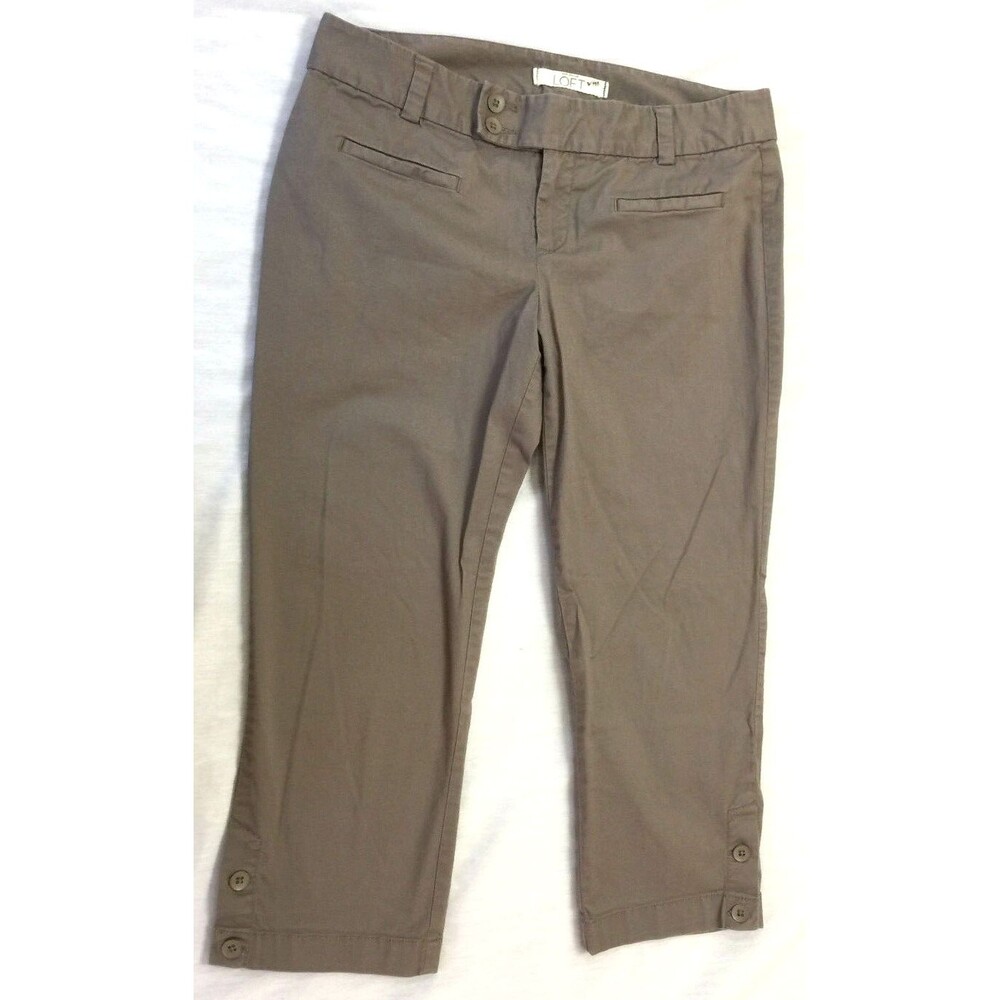 ANN TAYLOR LOFT MARISA WOMENS CAPRIS PANTS SIZE 4P